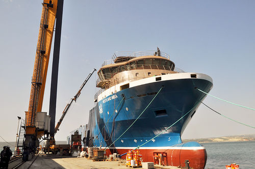 Служебное судно для плавания в открытом море снабжения платформ - PSV - VESTLAND MIRA - Cemre Shipyard