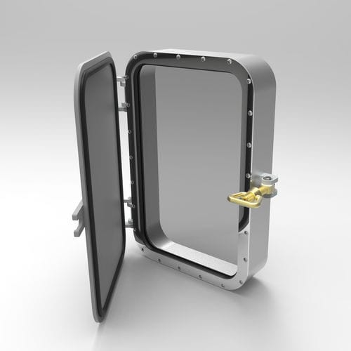 Окно для судна - ALUMINYUM IS - SHIP WINDOWS AND SCUTTLES - для яхты / фиксированное / прямоугольное