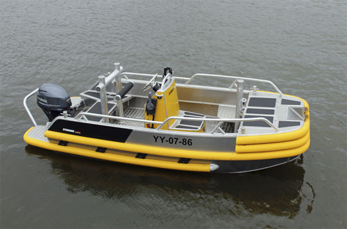 Профессиональный катер портовый служебный катер - HARBOUR 45 - STORMER MARINE - c подвесным мотором / из алюминия
