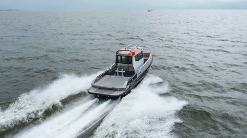 Профессиональный катер портовый служебный катер - H90 - STORMER MARINE - рабочее судно / с внутренним мотором / из алюминия