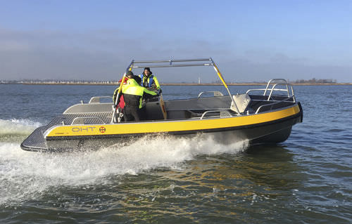 Профессиональный катер спасательное судно - Harbour 75 - STORMER MARINE - швартовый катер / водомет для установки на борту / из алюминия