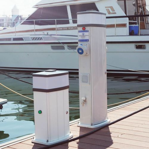 Стойка для распределения электроэнергии - Goodocks Marine (Hong Kong) Co., Ltd. - для распределения воды / для понтона / из алюминия