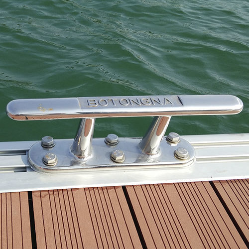 Швартовная утка для понтона - SSCL-10T Standard - Goodocks Marine (Hong Kong) Co., Ltd. - двойная / из нержавеющей стали / из полированной нержавеющей стали