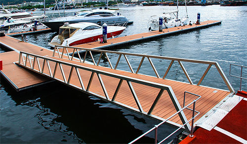 Мосток для яхтенной стоянки - AG900 - Goodocks Marine (Hong Kong) Co., Ltd. - для базы отдыха / шарнирный / отдельно стоящий