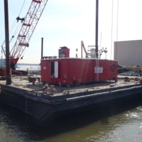 Специальное судно кран-баржа - Raritan Bay - Donjon Marine - из стали