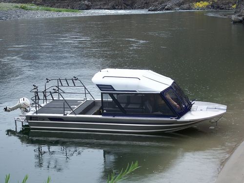 Реактивный рыболовно-прогулочный катер - Riener - Bentz Boats - с рулевой рубкой / из алюминия