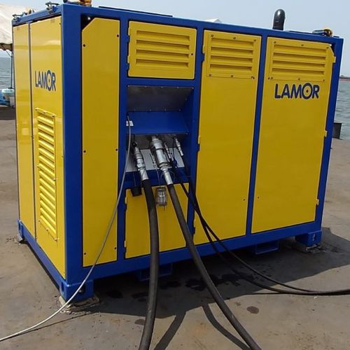 Гидравлическая установка для очистного катера - LPP 200 - LAMOR - для портов и терминалов / для систем сбора разливов нефти / с электродвигателем