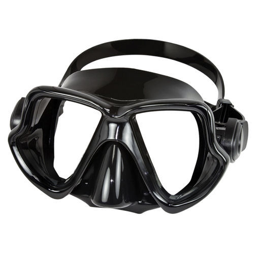 Маска для дайвинга с двойным стеклом - MK-400 (BLACK) - Aquatec