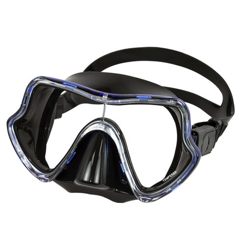 Маска для дайвинга с одним стеклом - MK-600 (BLACK) - Aquatec