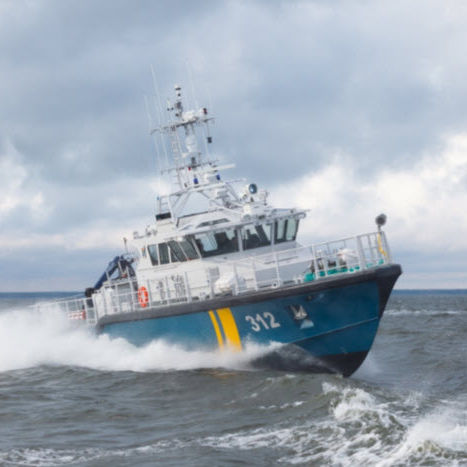 Специальное судно для ведения наблюдения - KBV 312 - Baltic Workboats AS - из алюминия / прибрежное