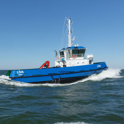 Профессиональный катер буксир - LIVA - Baltic Workboats AS - с внутренним мотором / из алюминия