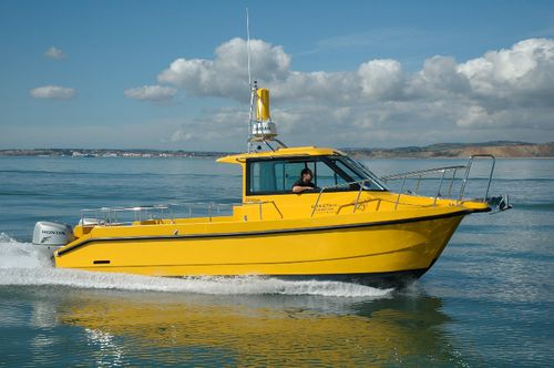 Рыболовно-прогулочный катер катамаран - Moonstone - Cheetah Marine - c подвесным мотором / двухмоторный / с закрытым кокпитом