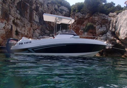Открытый катер c подвесным мотором - QX620 - Marine Times Newspaper - с центральной консолью / для спортивной рыбалки / макс. 8 человек
