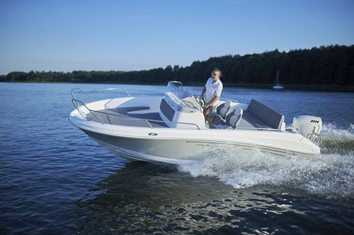 Открытый катер c подвесным мотором - QX625 - Marine Times Newspaper - с центральной консолью / для досуга / для рыбной ловли