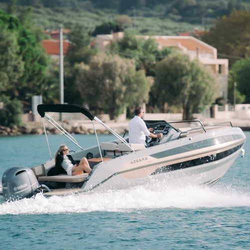 Прогулочный катер с каютой c подвесным мотором - AZZARA 67s - LGK MARINE - открытый / макс. 8 человек / 1 каюта