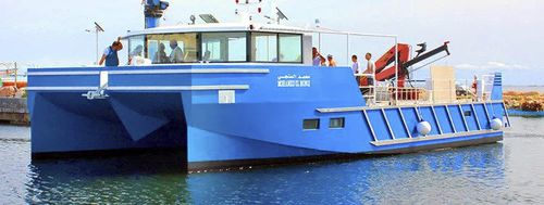 Профессиональный катер профессиональное рыболовное судно - Aquacoles - SQUALTEC - катамаран / с внутренним мотором / из алюминия