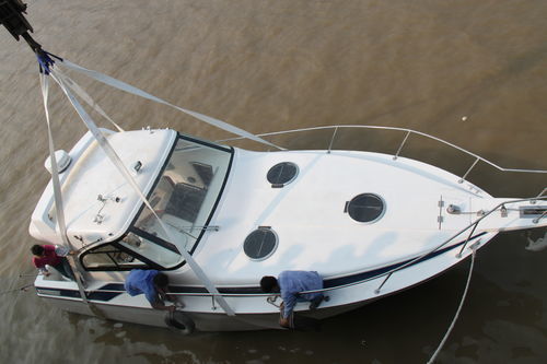 Профессиональный катер профессиональное рыболовное судно - YB-315 - Changzhou Youbang Boat Co., Ltd. - внутренняя поворотно-откидная колонка / из стекловолокна