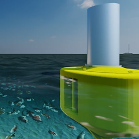 Буй для передачи данных - Geoseas Marine Protection and Demarcation Products Manufacturing LLC - желтый