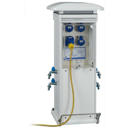 Стойка для распределения воды - Minus smart - CLOUDENERGY S.R.L. - для распределения электроэнергии / со встроенным освещением / для понтона