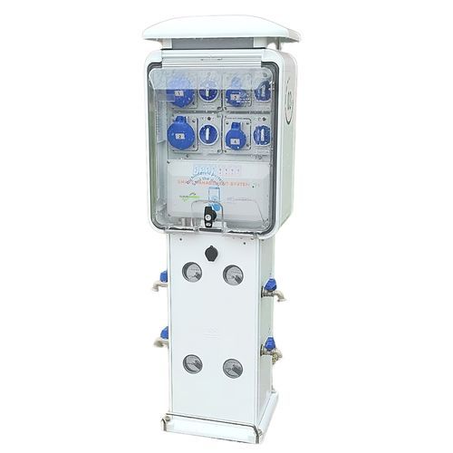 Стойка для распределения воды - Acquarius smart - CLOUDENERGY S.R.L. - для распределения электроэнергии / со встроенным освещением / для понтона