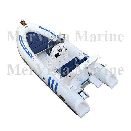 Надувная лодка c подвесным мотором - 480 Popular  - MerVista Boat - полужесткая / открытая / с центральной консолью