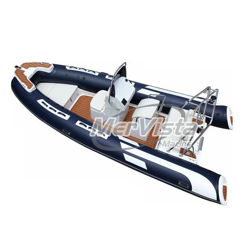 Надувная лодка c подвесным мотором - 520 - MerVista Boat - полужесткая / открытая / с центральной консолью