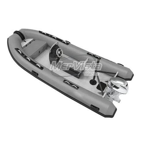 Надувная лодка c подвесным мотором - 430 Hypalon - MerVista Boat - полужесткая / открытая / с центральной консолью