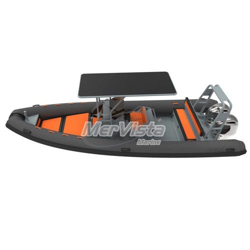 Надувная лодка c подвесным мотором - 760 - MerVista Boat - полужесткая / открытая / с центральной консолью