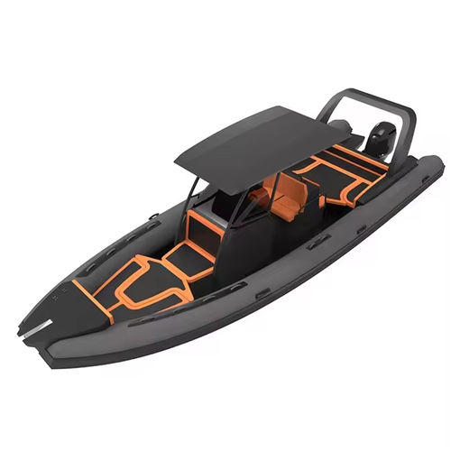 Надувная лодка c подвесным мотором - 860  - MerVista Boat - двухмоторная / жесткий корпус / открытая