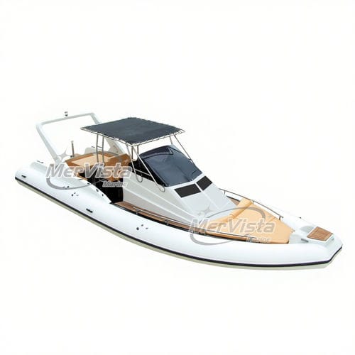 Надувная лодка c подвесным мотором - 960 Luxury - MerVista Boat - двухмоторная / полужесткая / RIB