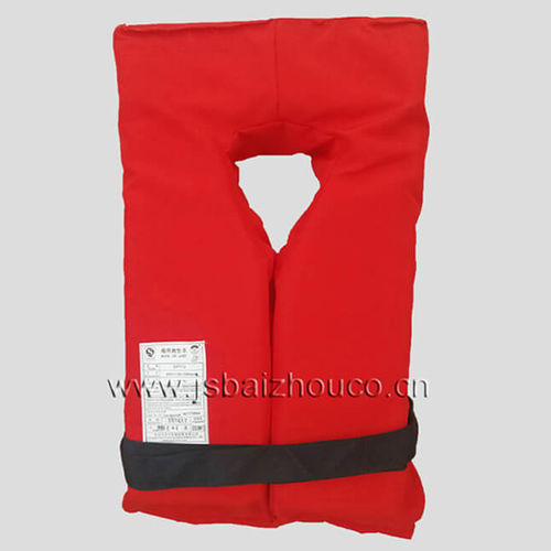 Спасательный жилет из губки - JBY-2 - Jiangsu Baizhou Safety Technology Co,.ltd. - 146 N / унисекс / оранжевый