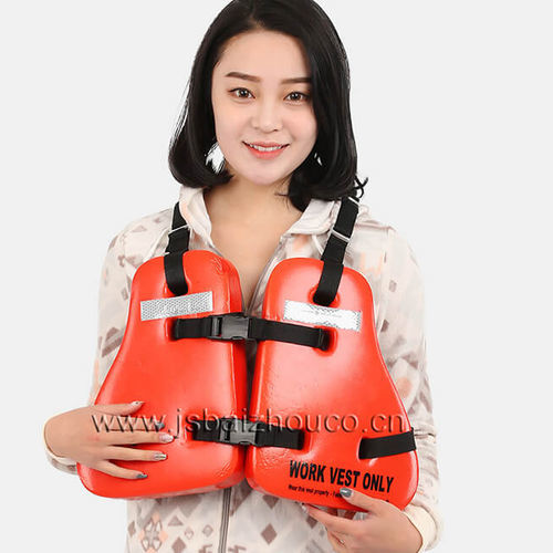 Спасательный жилет для водных видов спорта - JBY-5398 - Jiangsu Baizhou Safety Technology Co,.ltd. - унисекс / из губки / оранжевый