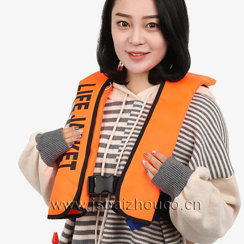 Надувной спасательный жилет - irtsde tube - Jiangsu Baizhou Safety Technology Co,.ltd. - с ручным управлением / 150 N / унисекс
