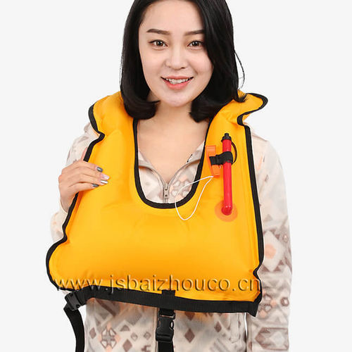 Спасательный жилет для водных видов спорта - JBY-7236 - Jiangsu Baizhou Safety Technology Co,.ltd. - для мужчин / оранжевый / красный