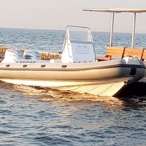 Надувная лодка c подвесным мотором - JEETRIB JR-F-795-SC - Polat Marine Boat Production Company - двухмоторная / полужесткая / открытая