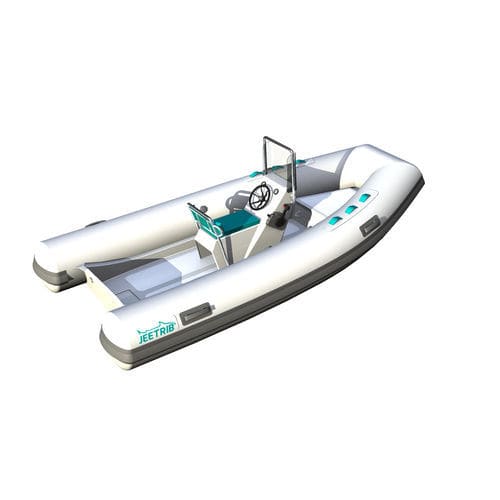 Надувная лодка c подвесным мотором - JEETRIB JR-F-385-JC - Polat Marine Boat Production Company - полужесткая / открытая / с рулевой консолью