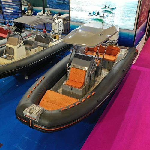 Надувная лодка c подвесным мотором - JEETRIB JR-F-695-C - Polat Marine Boat Production Company - полужесткая / открытая / с центральной консолью