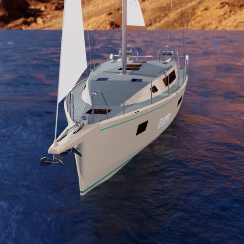Крупный круизный парусник - Meraki 40 - Riolfi e Pighi Sailing Yacht S.r.l. - круизный скоростной / для навигации в прибрежных водах / круизно-гоночный