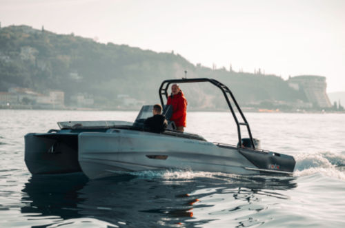 Открытый катер катамаран - Korkyra 650 - Roto Nautica - c подвесным мотором / электрический / горючее