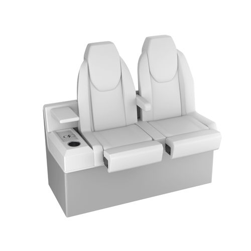 Банкетка для катера - STL BENCH NO.2 CUSTOM - M.A. Marine Solutions Sp. z o. o. - яхты / 2 места / многоцветная