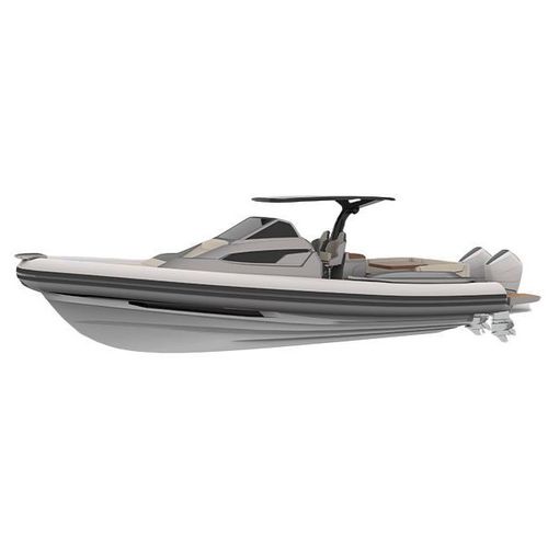 Надувная лодка c подвесным мотором - 1100 - Breva Marine - двухмоторная / RIB / открытая