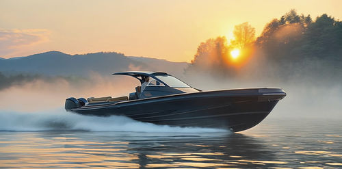 Полужесткая надувная лодка - 1300 - Breva Marine - c подвесным мотором / трехмоторная / открытая