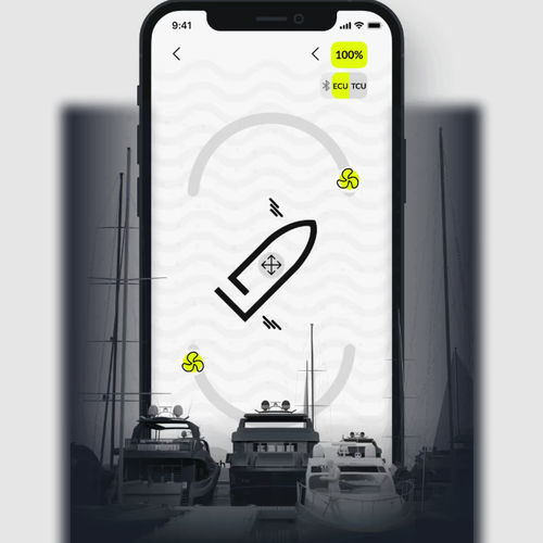 Приложение для контроля - SMARTDOCK - Thitronik GmbH - для швартовки лодок / для обозначения отмелей / для катера