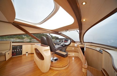 Остекление для яхты - Curved - AYDIN ACAR YACHT GLASS DENIZCILIK A.S. - закаленное / ламинированное