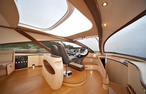 Остекление для яхты - Curved - AYDIN ACAR YACHT GLASS DENIZCILIK A.S. - закаленное / ламинированное