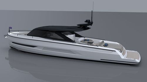 Круизная моторная яхта - 64 - Cantiere Navale di SANTASEVERA srl - спортивная / с флайбриджем / с внутренним мотором