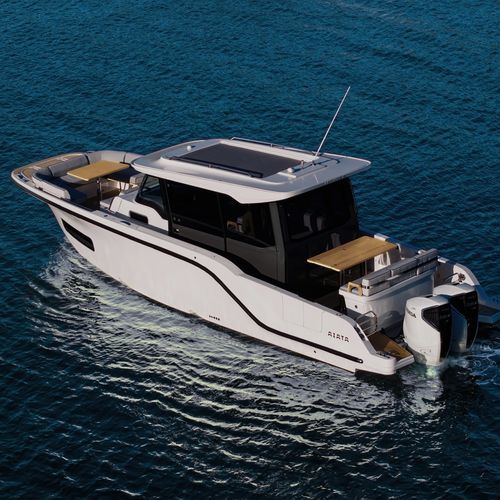 Быстроходный катер c подвесным мотором - Wayfinder 38 - AIATA BOATS - двухмоторный / с рулевой рубкой / для спортивной рыбалки