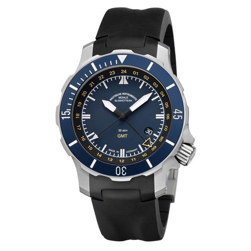 Наручные часы для навигации для мужчин - SEEBATAILLON GMT - Mühle-Glashütte GmbH nautische Instrumente und Feinmechanik
