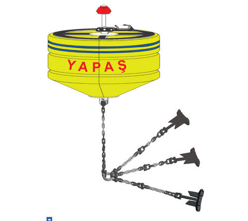Буй для обозначения отмелей - Yapas Chain and Forging Co. Ltd. - из полиэтилена