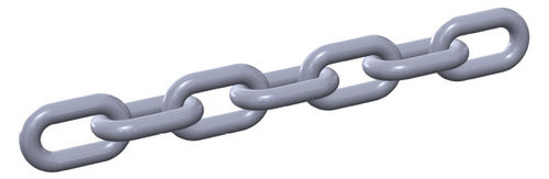 Цепь для судна - DIN 764 - Yapas Chain and Forging Co. Ltd. - якорная / без контрфорса